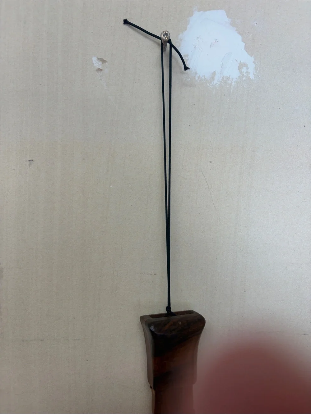 Handmade Men's Brown Wooden Panel Tie